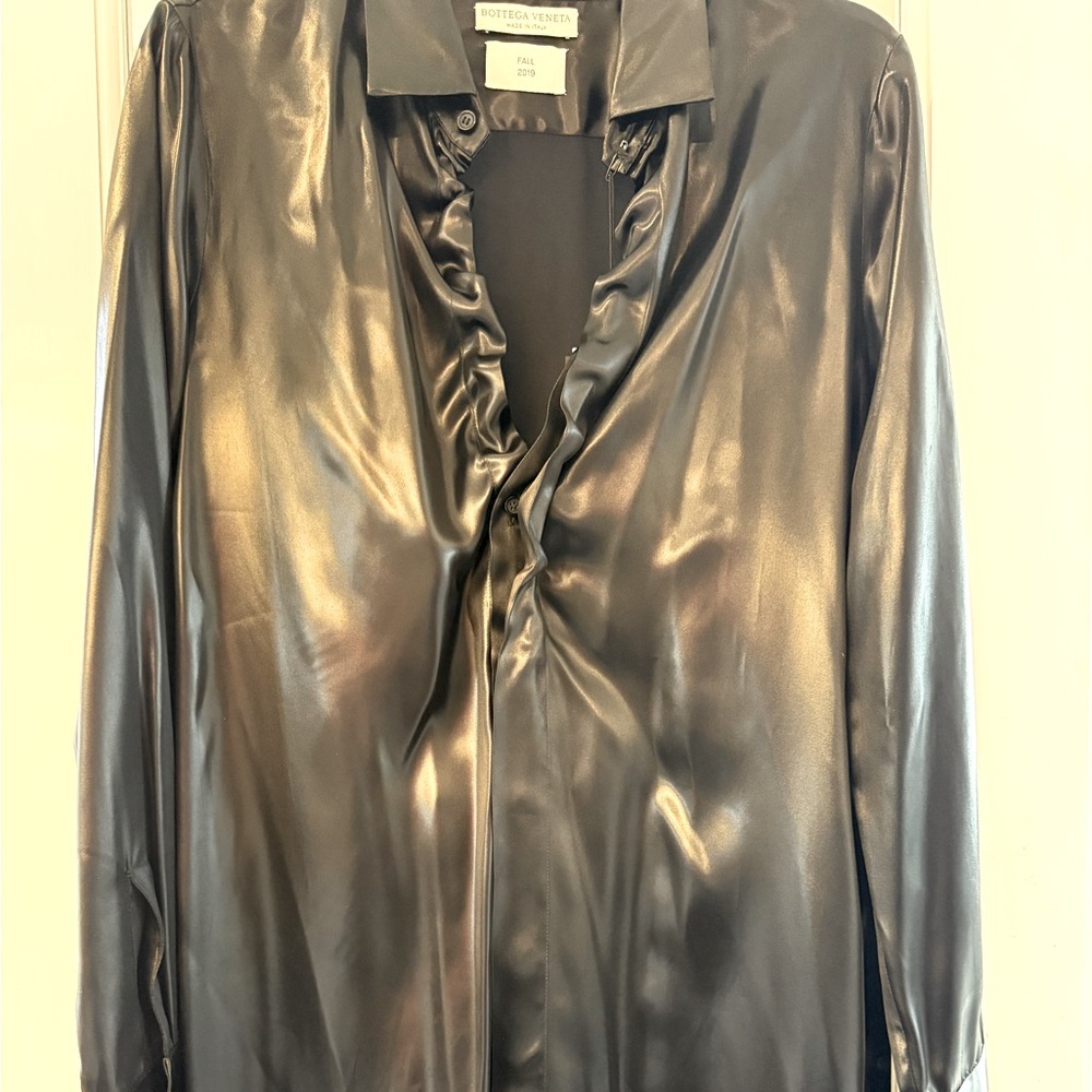 Bottega Veneta Liquid  Laquered Satin Dress - Brand New with Tags attached